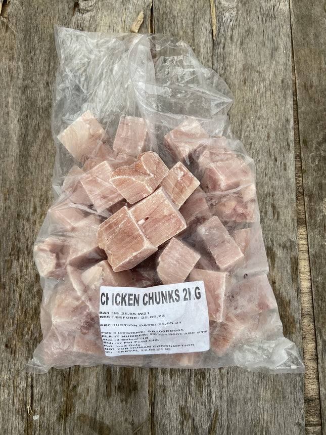 Raw Chicken Chunks - 2KG