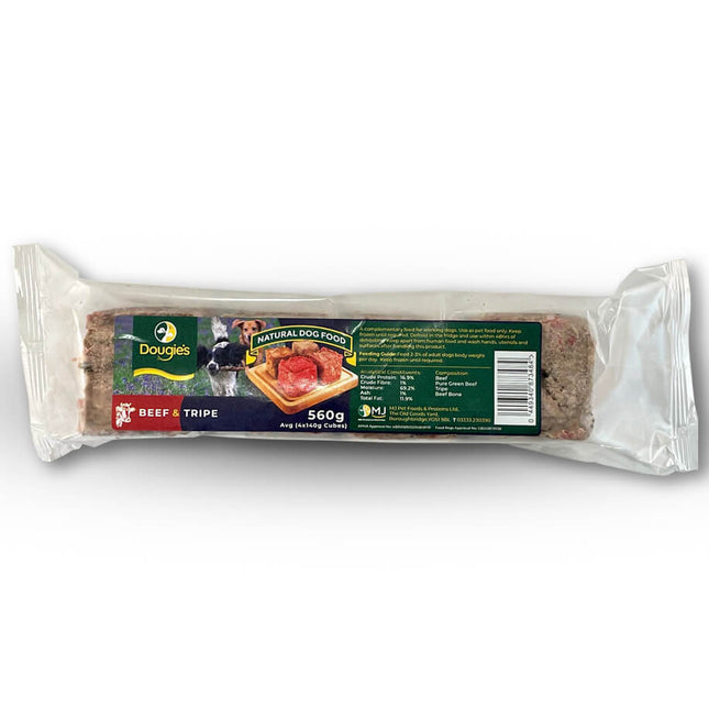 Dougies Beef & Tripe Mince - 4 x 140g (560g)