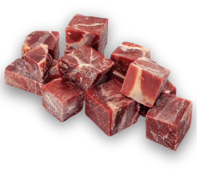 Raw Beef Heart Chunks - 2KG