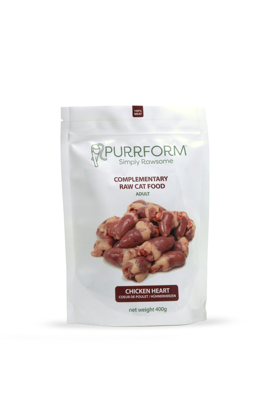 Purrform Chicken Hearts - 400g