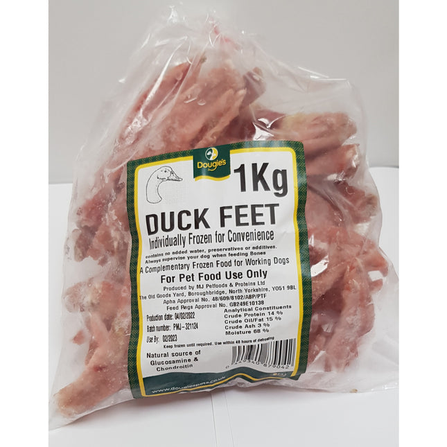 Dougies Duck Feet - 1kg