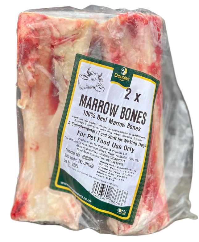 Dougies Long Marrow Bones - 2 Pack