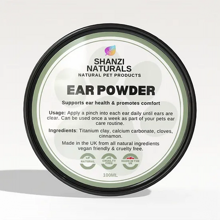 Ear Powder - For Itchy, Smelly, Irritated Ears