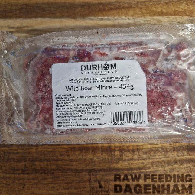 DAF Wild Boar Mince 80:10:10 - 454g