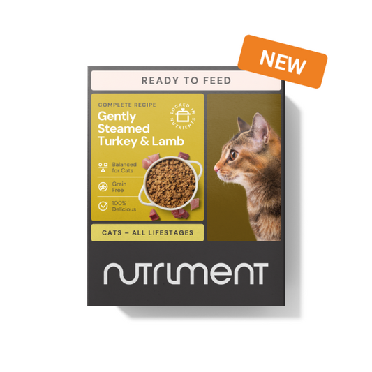 Nutriment Gently Steamed Recipe - Turkey & Lamb for Cats 395g