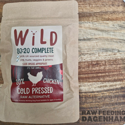 80:20 Cold Pressed Complete For Dogs - 150g Sample Size (Great for using as treats!)