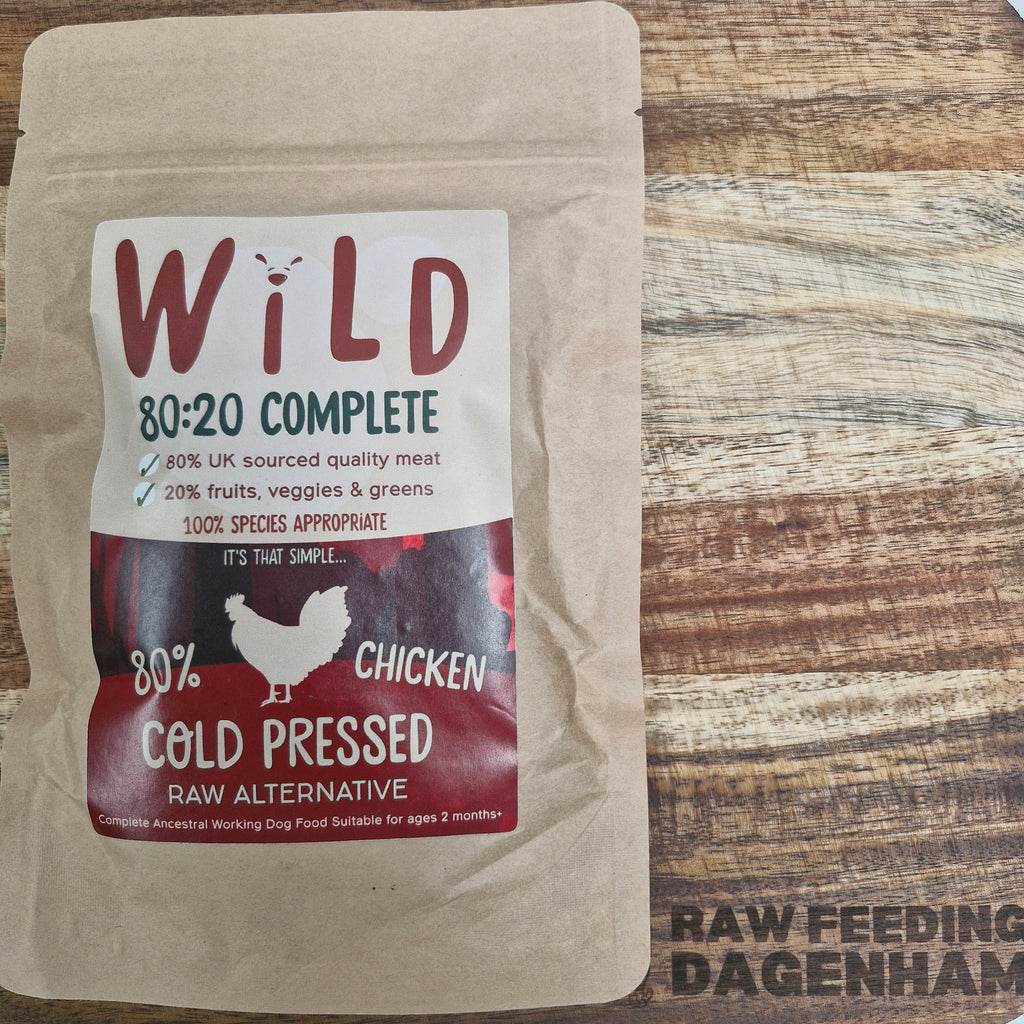 80:20 Cold Pressed Complete For Dogs - 150g Sample Size (Great for using as treats!)