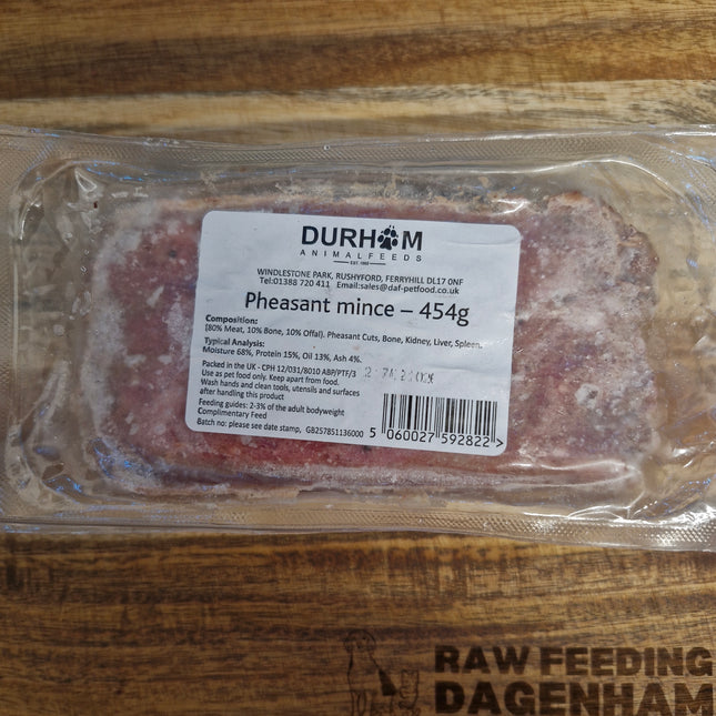 DAF Pheasant Mince 80:10:10 - 454g