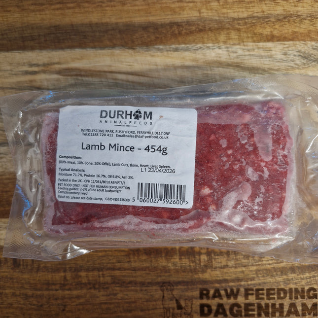 DAF Lamb Mince 80:10:10 - 454g