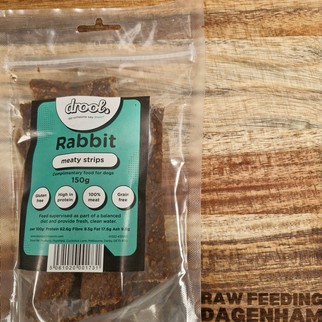 Pure Rabbit Meaty Strips - 150g