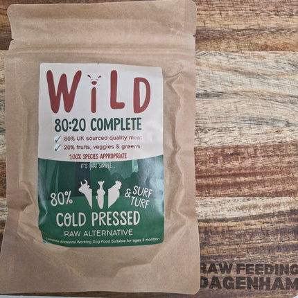 80:20 Cold Pressed Complete For Dogs - 150g Sample Size (Great for using as treats!)