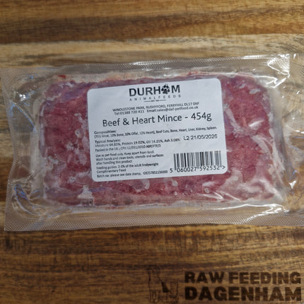 DAF Beef & Heart Mince 80:10:10 - 454g