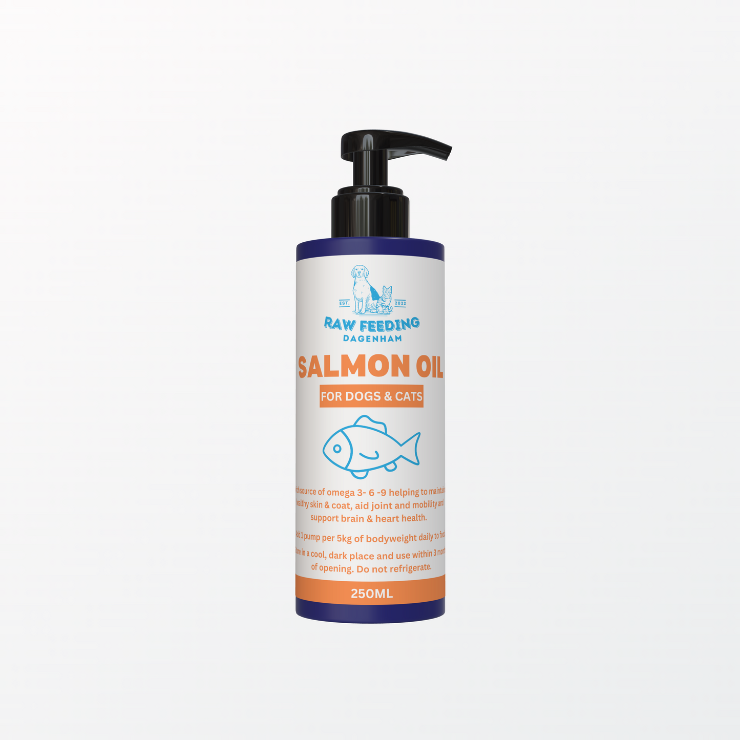 Salmon Oil For Dogs & Cats - 250ml