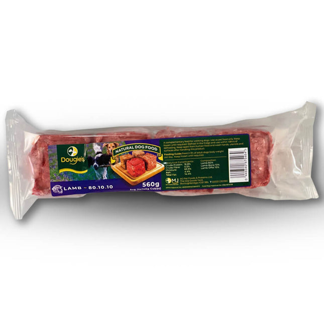 Dougies Lamb - 80:10:10 - 4 x 140g (560g)