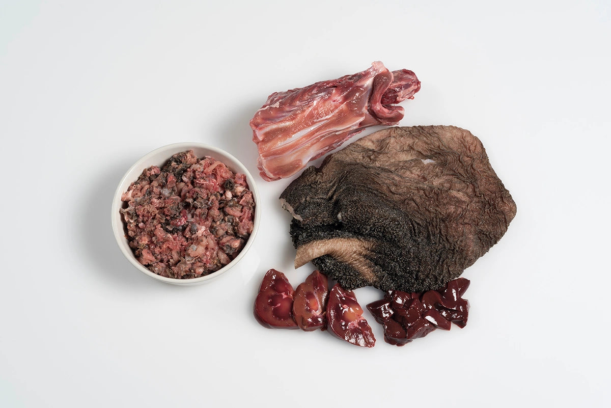 Paleo Ridge Beef Tripe & Duck Complete Raw Food 1kg (80:10:10) - Raw Feeding Dagenham (Shanzi UK)